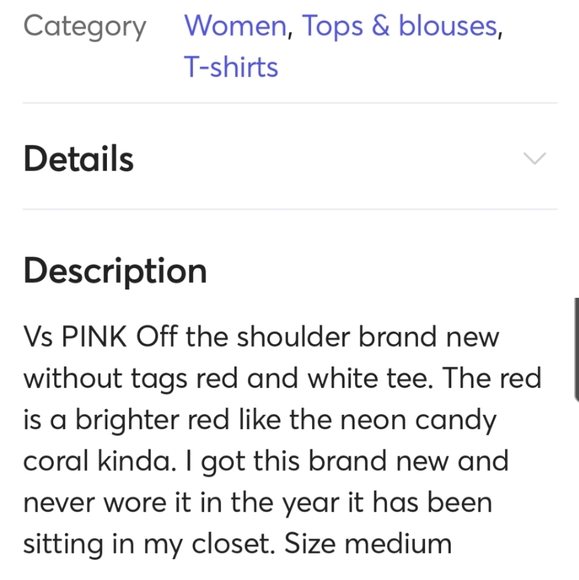 Pink tee - Picture 4 of 4